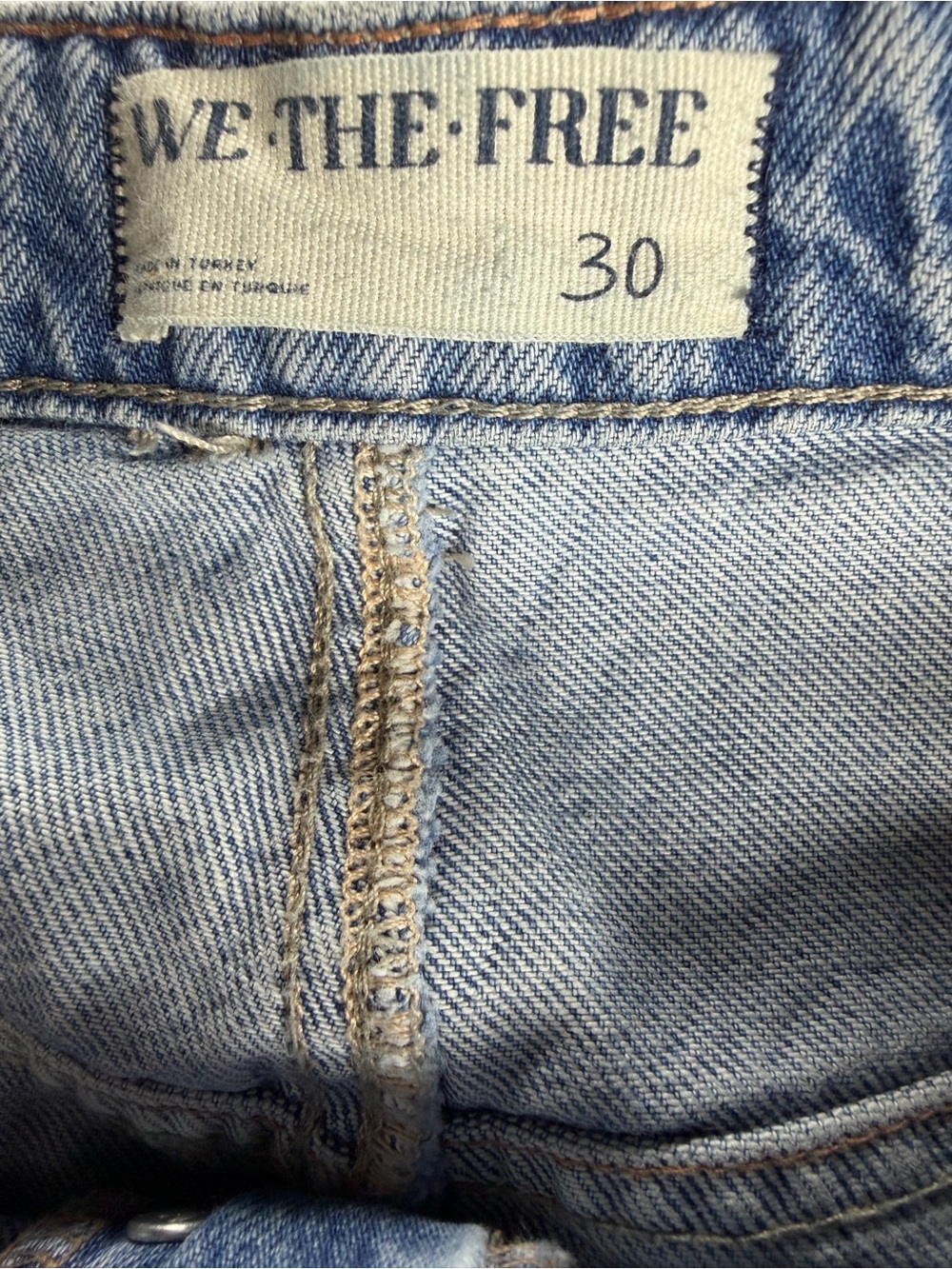 Free People We The Free Moxie Pull-On Barrel Jeans Size 30 - Picture 8 of 9